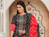 Rashk e Qamar by Riaz Center Unstitched Twilll Digital Linen 3Pc D-01