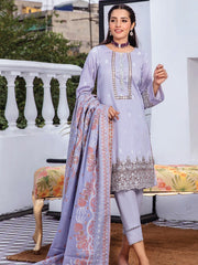 Kalam by Humdum Unstitched Embroidered Jacquard Lawn 3Pc Suit D-10