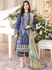 RAAYA Embroidered Luxury Lawn Unstitched 3 Piece Suit - ABRU