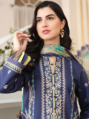 RAAYA Embroidered Luxury Lawn Unstitched 3 Piece Suit - ABRU