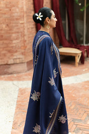 Cross Stitch Winter Edit Unstitched Khaddar 3Pc D-01 CASHMERE BLUE