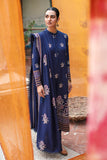 Cross Stitch Winter Edit Unstitched Khaddar 3Pc D-01 CASHMERE BLUE