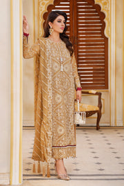 Xenia Formals Preesia Unstitched Chiffon 3Pc Suit D-01 MAAHRU