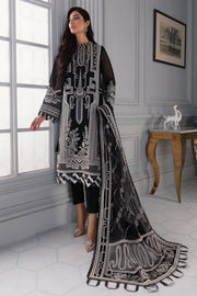 Jazmin Iris Luxury Formal Khaadi Net Unstitched 3PC Suit D-01 TWILIGHT GLORY - FaisalFabrics.pk