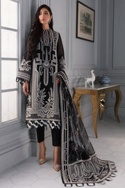Jazmin Iris Luxury Formal Khaadi Net Unstitched 3PC Suit D-01 TWILIGHT GLORY - FaisalFabrics.pk