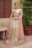 Alizeh Fashion Shahtaj Formal Wedding Embroidered 3PC Suit D-01 Zevar - FaisalFabrics.pk