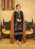 AKS by Humdum Unstitched Embroidered Woolen Peach 3Pc Suit D-01