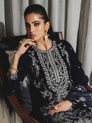 Rang Rasiya Tehwaar Unstitched Luxury Velvet 3Pc Suit D-01 Fairuzah