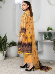 Harnour Vol-02 by Al-Kareem Fabrics Printed Lawn 3 Piece Suit D-02