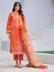 Arzoo by Humdum Unstitched Embroidered Lawn 3Piece Suit D-02