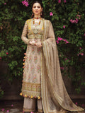 Afrozeh Shehnai Wedding Formals Embroidered 3Pc Suit D-02 Chambeli - FaisalFabrics.pk