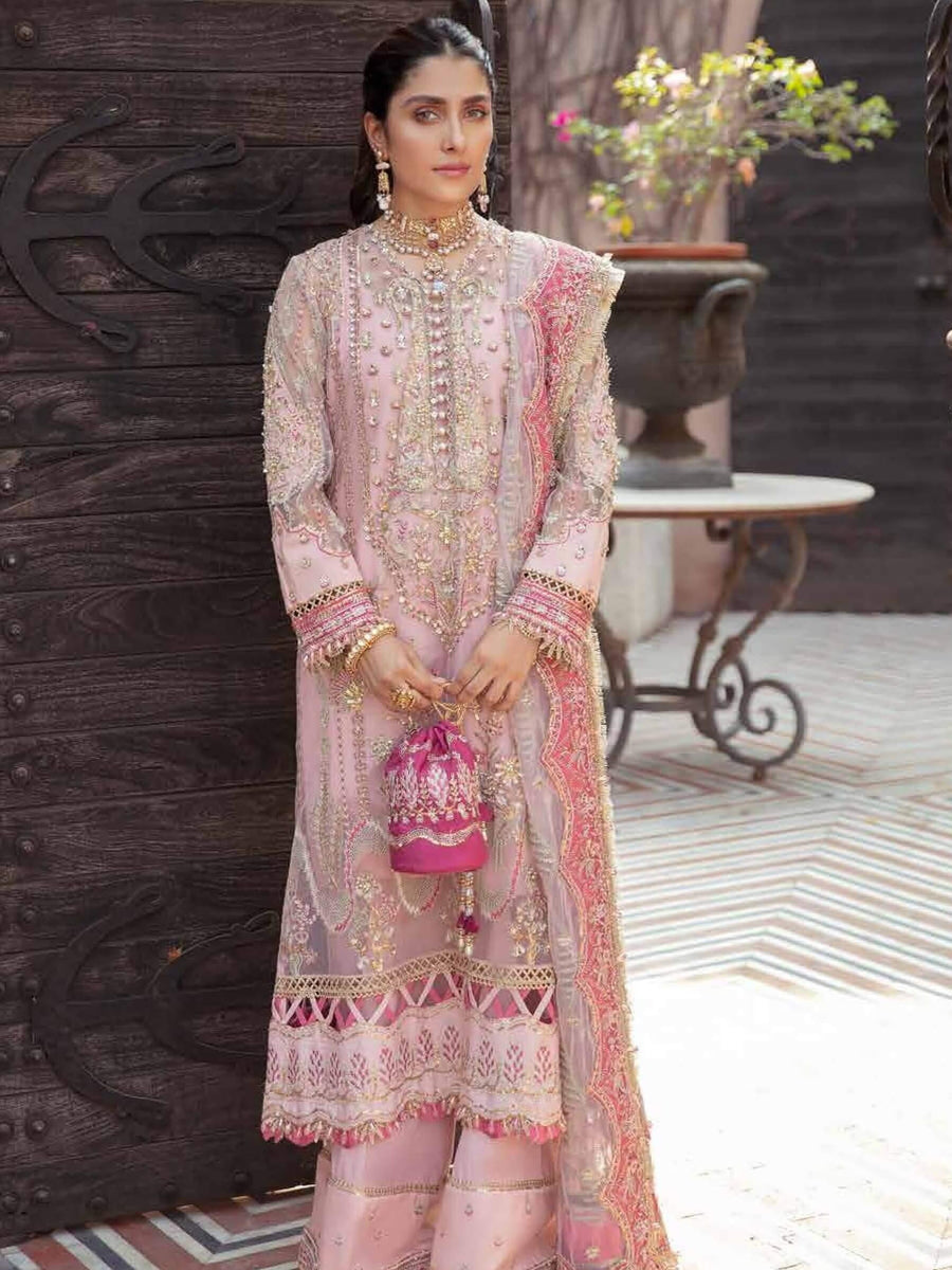 Afrozeh Hayyat Wedding Formals Embroidered 3Pc Suit D-05 Inayat - FaisalFabrics.pk