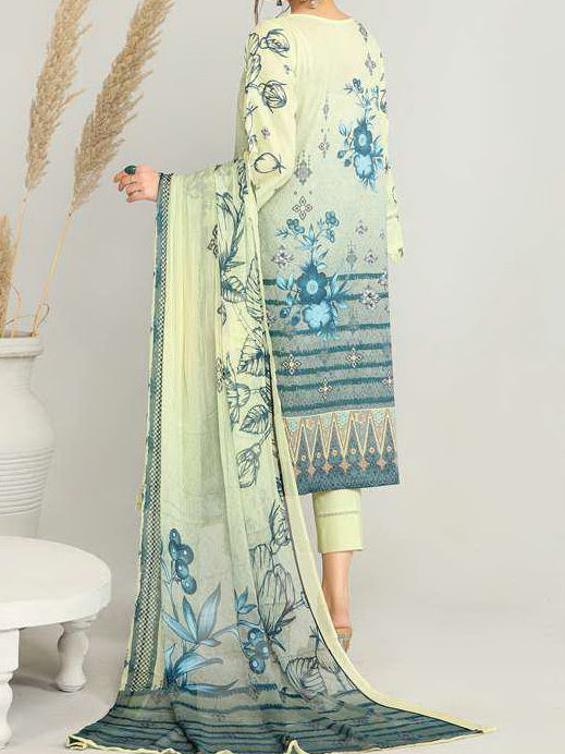 Harnour Vol-03 by Al-Kareem Fabrics Printed Lawn 3 Piece Suit D-02
