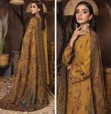 Carvaan by Humdum Unstitched Embroidered Leather Peach 3Pc Suit D-02