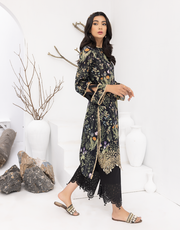Puri Fabrics Flora Printed & Embroidered Swiss Lawn 3 Piece Suit D-02