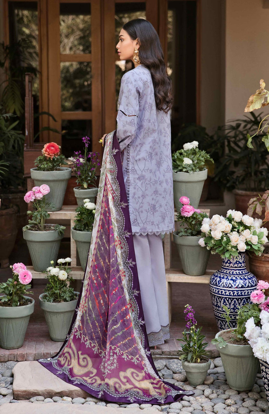 SERAN by Dynasty AFSANAH Unstitched Summer Lawn 3Pc Suit - NAYAB