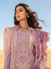 Rang Rasiya Premium Lawn Embroidered Unstitched 3Pc Suit D-02 Camila