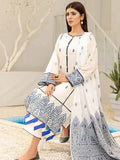 Uraan by Khaaka Unstitched Embroidered Jacquard Lawn 3Pc Suit D-02