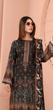 Florence Vol 08 Embroidered Staple Linen Unstitched 3Pc Suit D-02