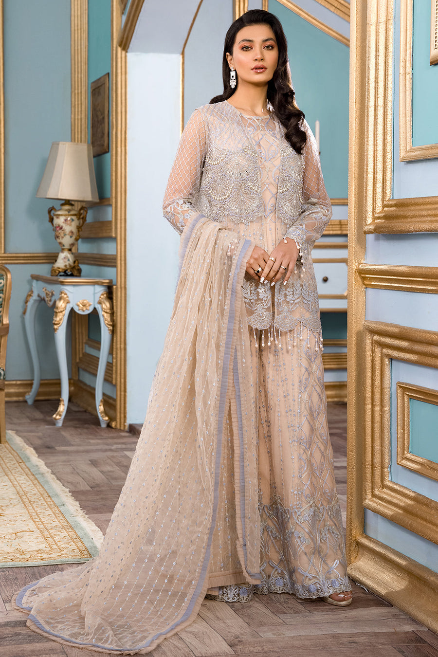 Reign Le Tresor Festive Formals Unstitched 3 Piece Suit LT-02 ALIENOR - FaisalFabrics.pk