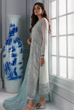 Jazmin Iris Luxury Formal Chiffon Unstitched 3PC Suit D-02 AZORA - FaisalFabrics.pk