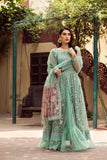 Alizeh Fashion Shahtaj Formal Wedding Embroidered 3PC Suit D-02 Anarkali - FaisalFabrics.pk