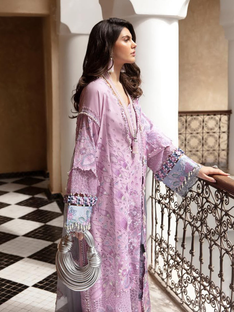 Republic WomensWear Unstitched Amaani Luxury Lawn 3Pc Suit D-2B Fatine