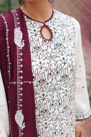 Cross Stitch Winter Edit Unstitched Khaddar 3Pc D-02 CHECKERED SPECK