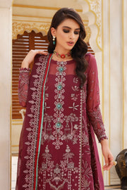 Xenia Formals Preesia Unstitched Chiffon 3Pc Suit D-02 HURREM