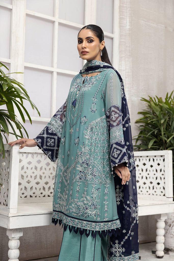 Alizeh Fashion Unstitched Embroidered Chiffon 3 Piece Suit AF26UCF AF-CH-2253-Insha - Festive Collection main image 1