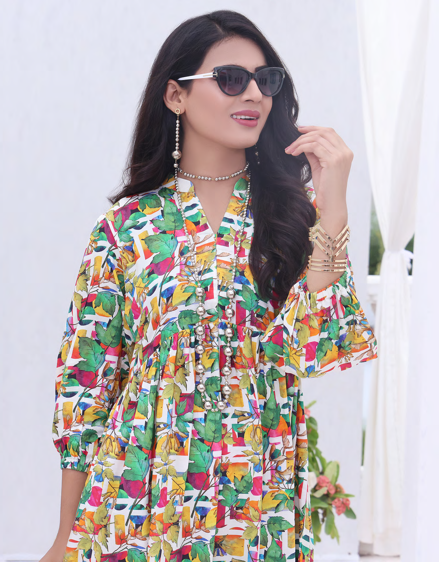 Moosa Jee Farooq Textile Izhaan Premium Printed Linen 2Pc Suit D-02