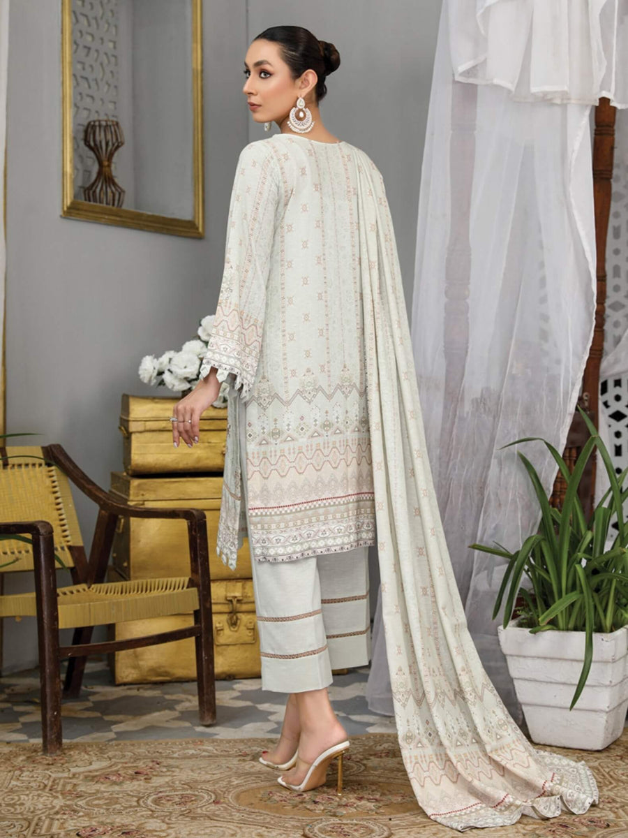 Dastaan by Humdum Unstitched Viscose Karandi 3Pc Suit D-02
