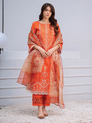 Arzoo by Humdum Unstitched Embroidered Lawn 3Piece Suit D-02