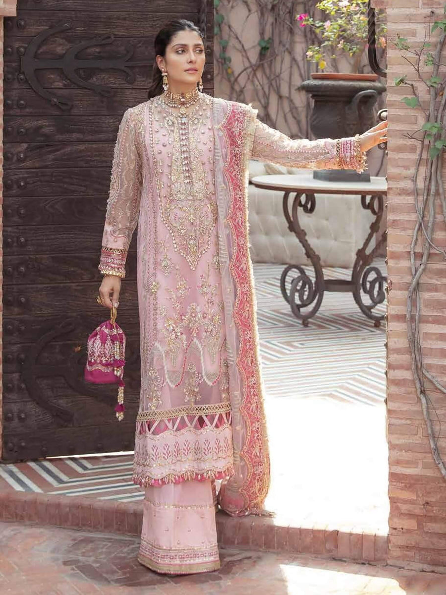 Afrozeh Hayyat Wedding Formals Embroidered 3Pc Suit D-05 Inayat - FaisalFabrics.pk