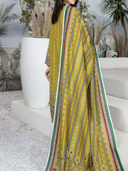 Zoha by Aymen Baloch Printed Lawn Unstitched 3 Piece Suit D-03