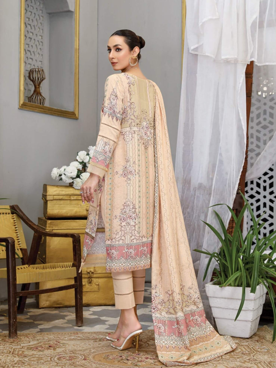 Dastaan by Humdum Unstitched Viscose Karandi 3Pc Suit D-03