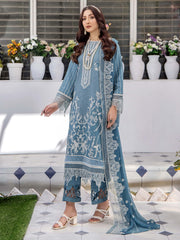 Afsoon by Humdum Embroidered Swiss Lawn Unstitched 3Piece Suit D-03