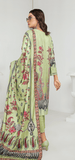 Florence Vol-10 Embroidered Staple Linen Unstitched 3Pc Suit D-03
