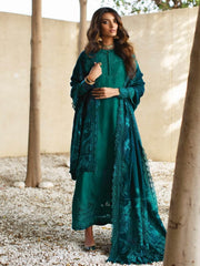 Baroque Fall Winter Embroidered Khaddar 3pc Unstitched Suit 03-MADANG - FaisalFabrics.pk