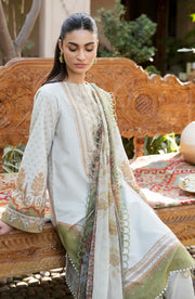 SERAN by Dynasty AFSANAH Unstitched Summer Lawn 3Pc Suit - NURI
