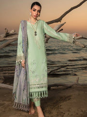 Rang Rasiya Florence Embroidered Lawn Unstitched 3Pc Suit D-03 Iris