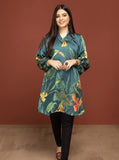 Labisa Silk di Kurti Unstitched Printed Silk 1Pc Shirt D-03