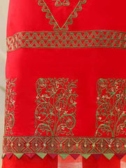 Uraan by Khaaka Unstitched Embroidered Jacquard Lawn 3Pc Suit D-03