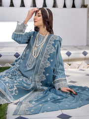 Afsoon by Humdum Embroidered Swiss Lawn Unstitched 3Piece Suit D-03