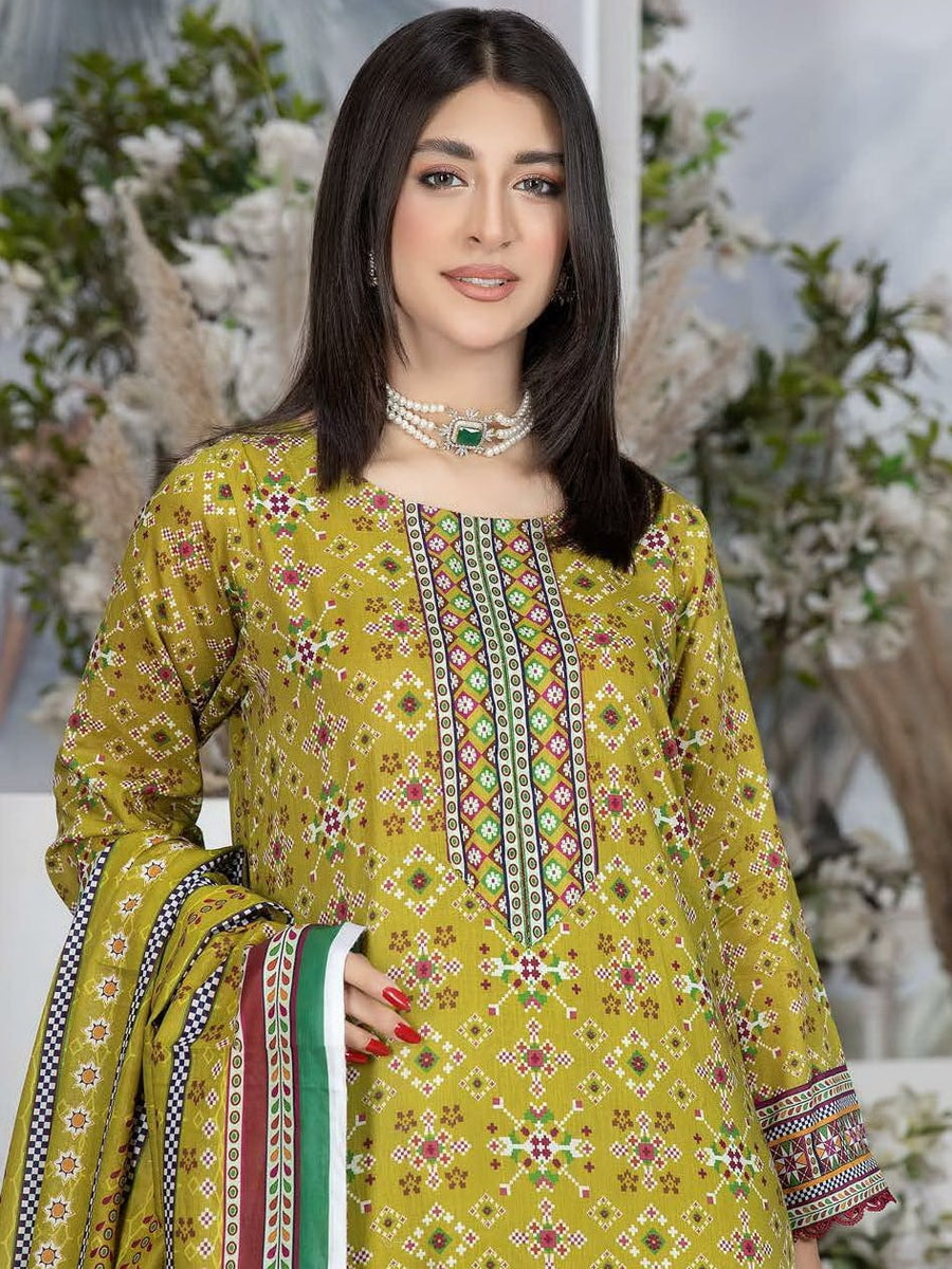 Zoha by Aymen Baloch Printed Lawn Unstitched 3 Piece Suit D-03