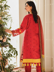 RAAYA Embroidered Luxury Lawn Unstitched 3 Piece Suit - AFSANEH