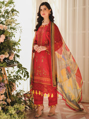 RAAYA Embroidered Luxury Lawn Unstitched 3 Piece Suit - AFSANEH