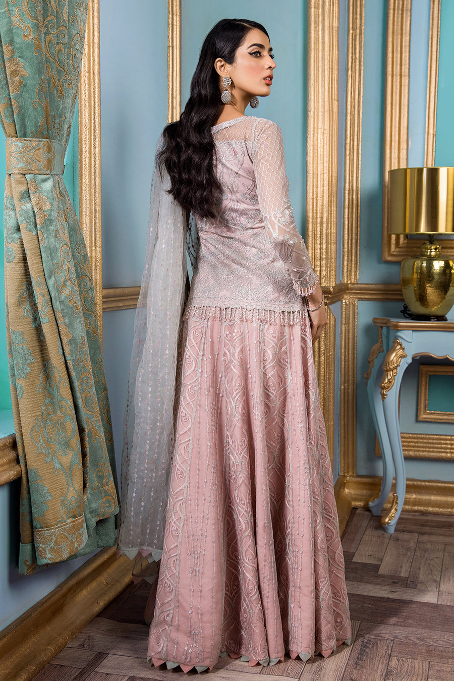 Reign Le Tresor Festive Formals Unstitched 3 Piece Suit LT-03 CELESTINE - FaisalFabrics.pk