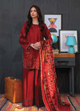 LALA Textiles Brocade Embroidered Woolen Unstitched 3Pc Suit D-03 Eve