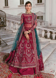 Afrozeh La Fushia Unstitched Luxury Chiffon 3Pc Suit LF-03 Majestic Reine - FaisalFabrics.pk